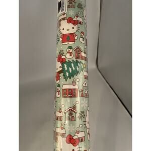 NEW HELLO KITTY Christmas Holiday GIFT Wrapping Paper 110 Sq Ft HTF!